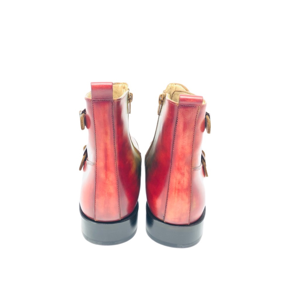 Men’s Triple Monk Strap Boots - Picture 5 of 5
